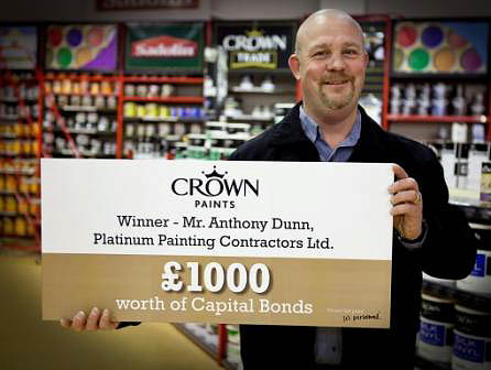 tony dunn crown paints winner