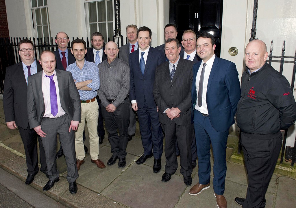 Screwfix Britains Top Tradesmen finalists visit No 11