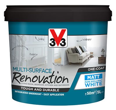 Win 1 of 3 V33 Multi-Surface Renovation White Paint Bundles with P&D News! 2