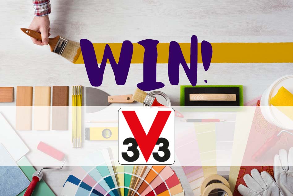 Win 1 of 3 V33 Multi-Surface Renovation White Paint Bundles with P&D News! 1
