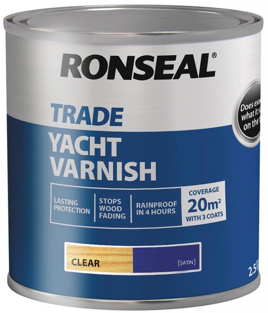 Ronseal adds Yacht Varnish Painting and Decorating News Painting